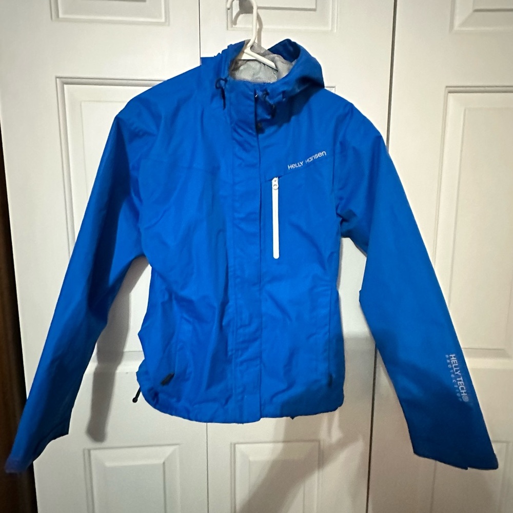 Helly Hansen Helly Tech Jacket with Hood- Bright Blue - Women’s Medium